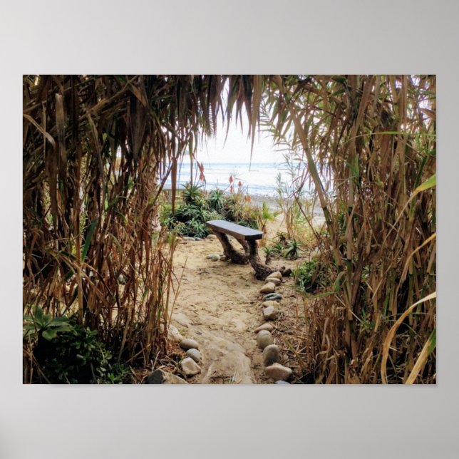 Old Man's Beach- San Onofre State Beach Poster (Front)
