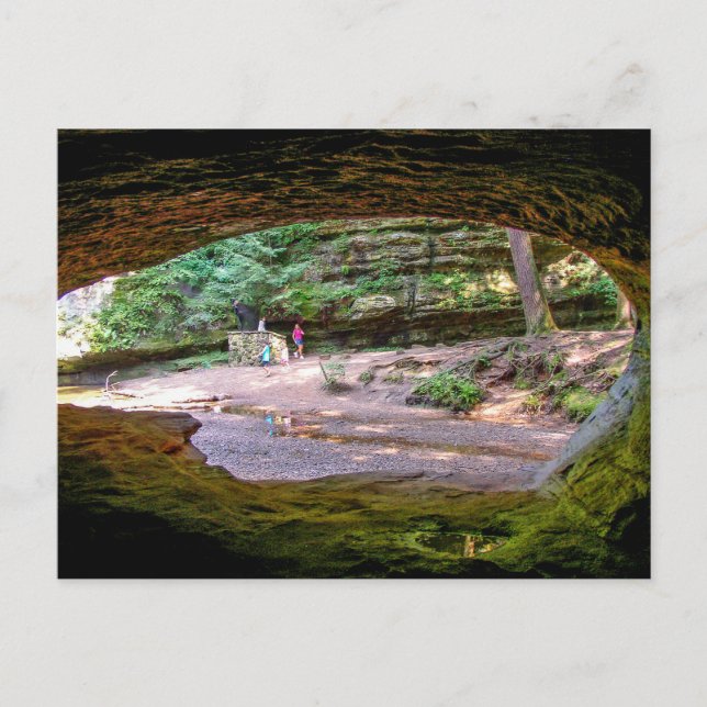 Old Man's Cave, Hocking Hills State Park, Ohio Postcard (Front)
