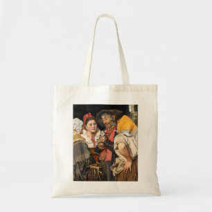 Old Man's Treasure (The Cat) (by Karl Gussow) Tote Bag