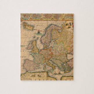 Old Map of Europe Jigsaw Puzzle