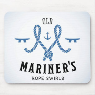 Old Mariner Poster Mouse Mat
