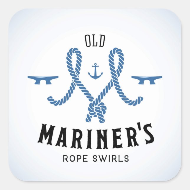 Old Mariner Poster Square Sticker (Front)