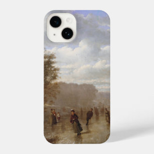 Old Master Painting Ice Skating iPhone 14 Case