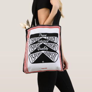 old matchbook cover Price Speaks Loud Tote Bag