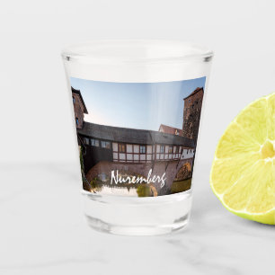 Old mediaeval bridge in Nuremberg, Germany Shot Glass