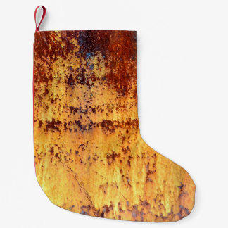 Old metal iron rust background and texture,  metal small christmas stocking