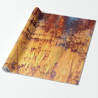 Old metal iron rust background and texture,  metal wrapping paper