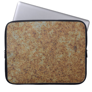 Old metal iron rust backgroundabstract,art,artisti laptop sleeve