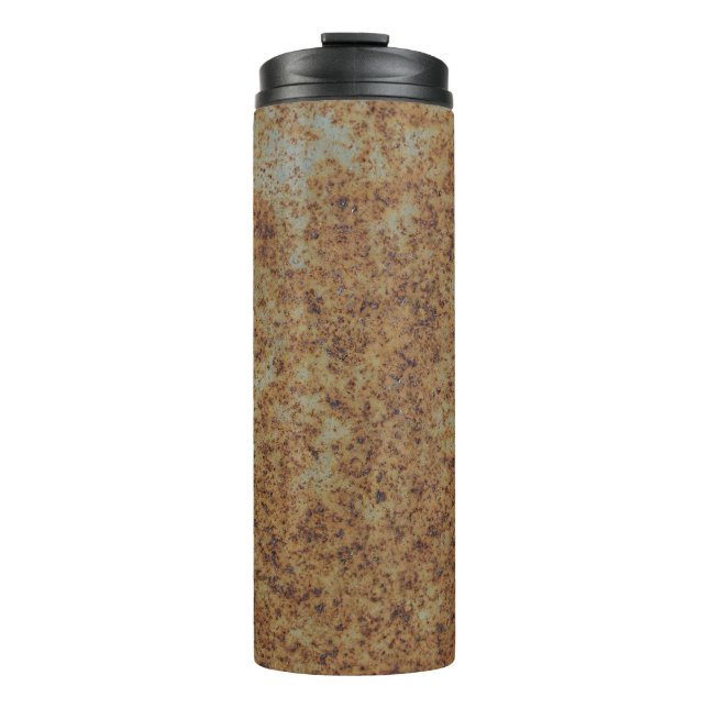 Old metal iron rust backgroundabstract,art,artisti thermal tumbler (Front)