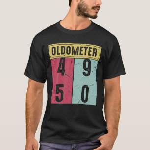 Old Meter 50Th Years Funny 49-50 Years Old Birthda T-Shirt