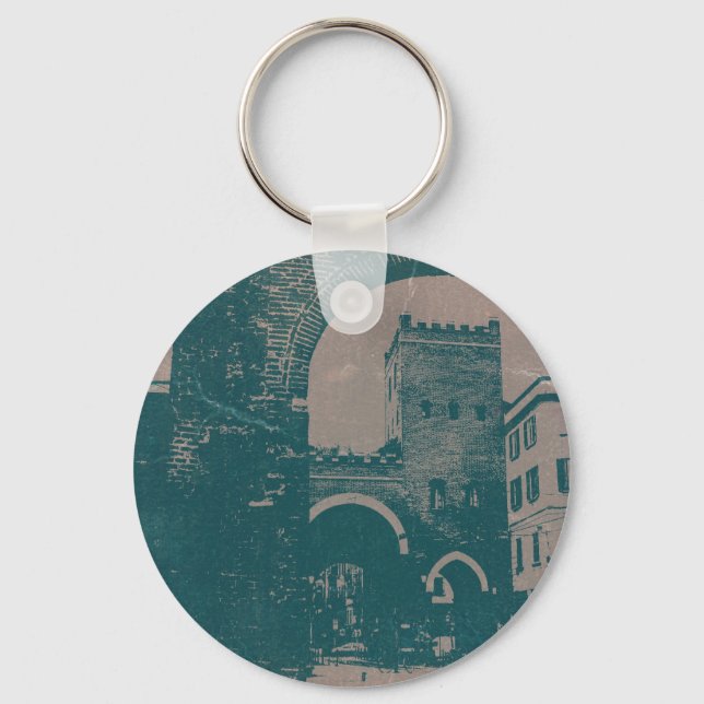 Old Milan Key Ring (Front)