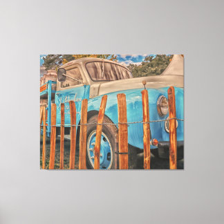 Old Milk Truck Canvas Print