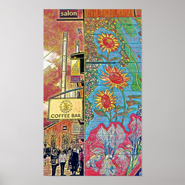 Old Mill District Bend, Oregon Art Print (Front)