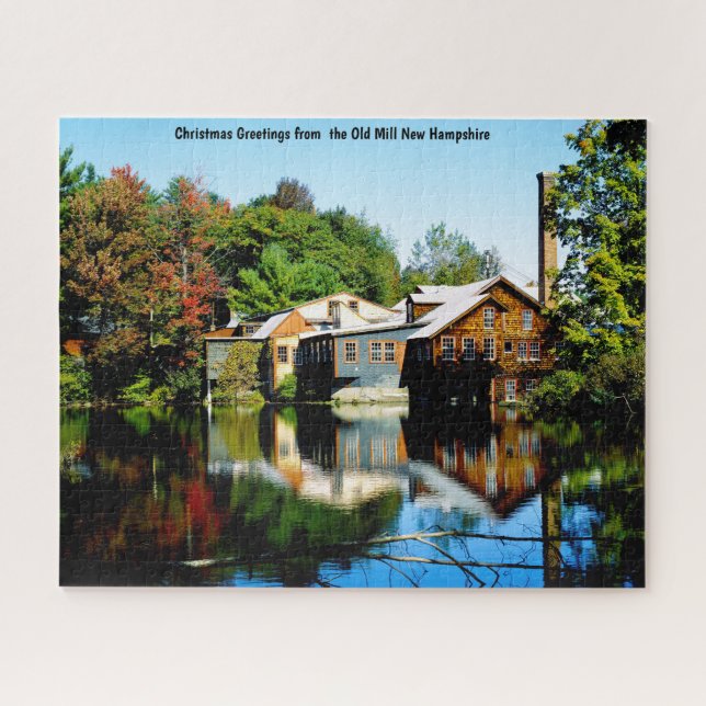 Old Mill New Hampshire. Jigsaw Puzzle (Horizontal)