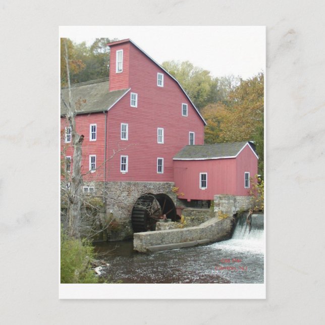 Old Mill Postcard (Front)