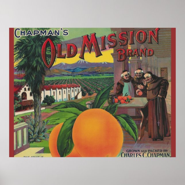 old mission label poster (Front)