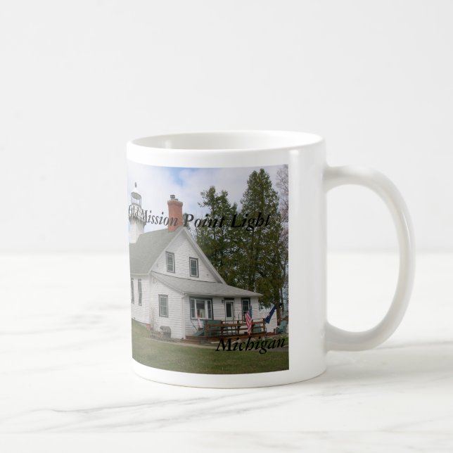 Old Mission Point Light, MI Mug (Right)