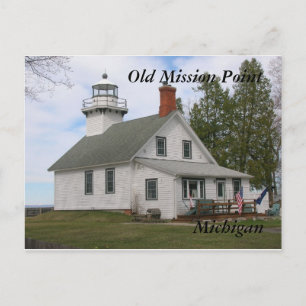 Old Mission Point Light, MI Postcards