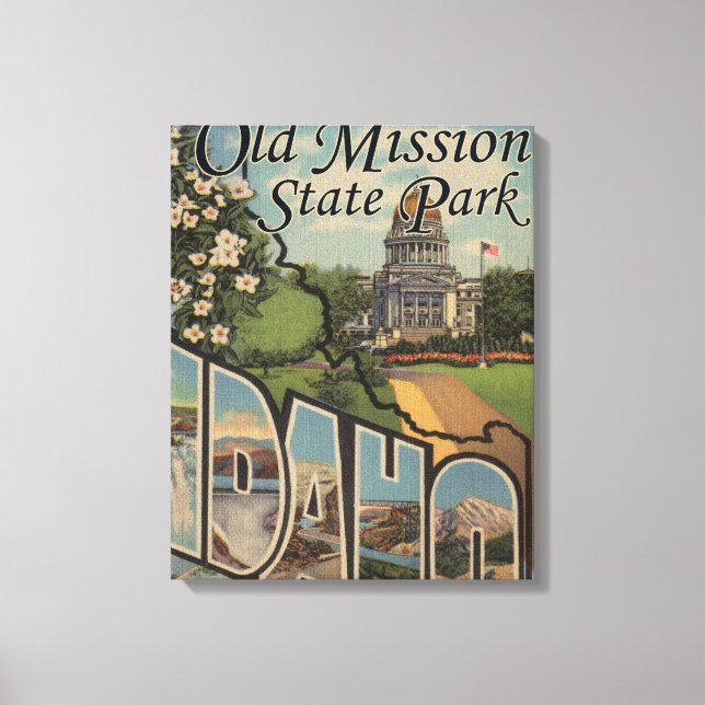 Old Mission State Park, Idaho Canvas Print (Front)