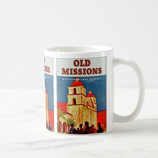Old Missions ~ Santa Barbara Coffee Mug (Right)