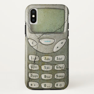 Old mobile phone iPhone x case