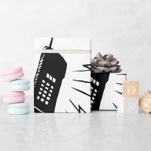 Old Mobile Phone Wrapping Paper