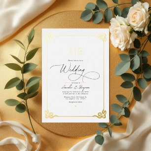 Old Money Aesthetic Gold and Ivory Wedding