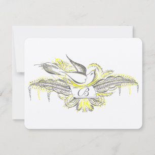 OLD MONEY, LOVE BIRDS, RSVP CARD