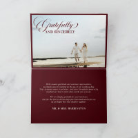 Old Money Modern Formal Burgundy Photo Wedding