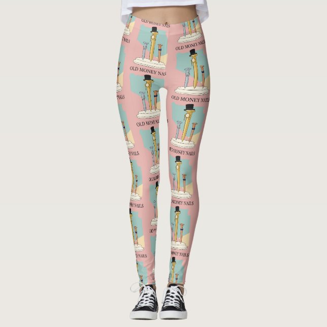 Old Money Nails Leggings (Front)