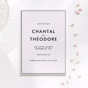 Old Money   Quiet Luxury   Black and off-White  Invitation