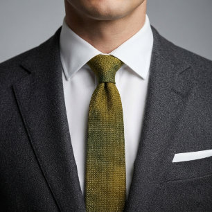 Old Money Rust Orange Birdseye Tweed Fabric Tie