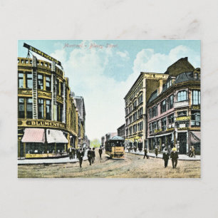 Old Montreal QC Bleury Street Postcard
