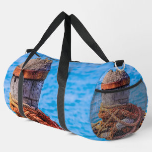 Old Mooring Bollard Duffle Bag