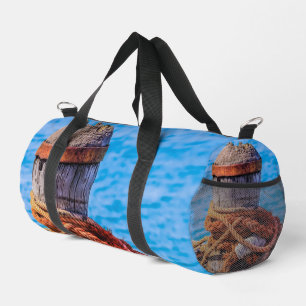 Old Mooring Bollard Duffle Bag