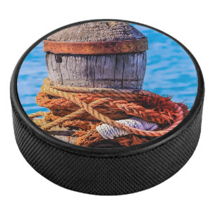 Old Mooring Bollard Hockey Puck