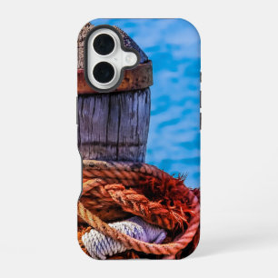 Old Mooring Bollard iPhone 16 Case