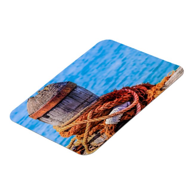 Old Mooring Bollard Magnet (Left Side)