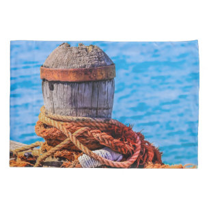 Old Mooring Bollard Pillowcase