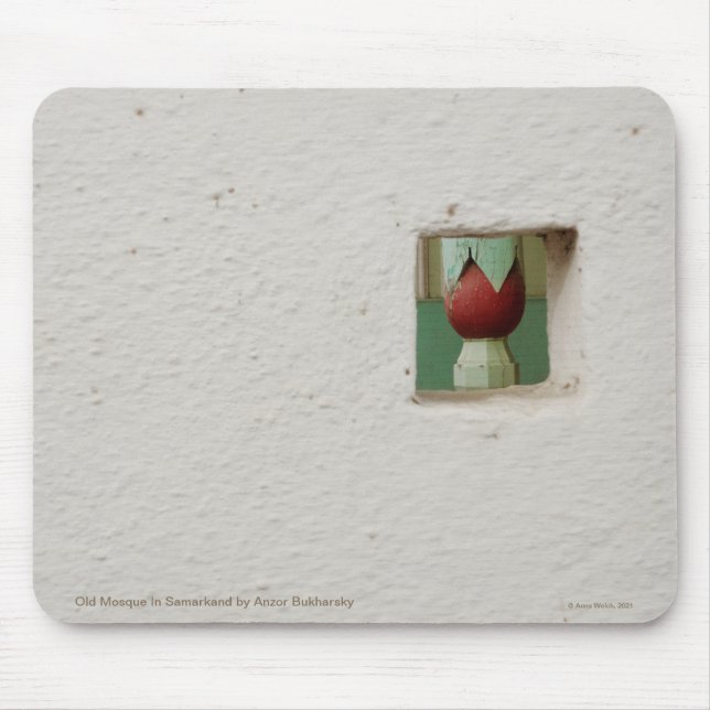 Old Mosque In Samarkand Mouse Mat (Front)