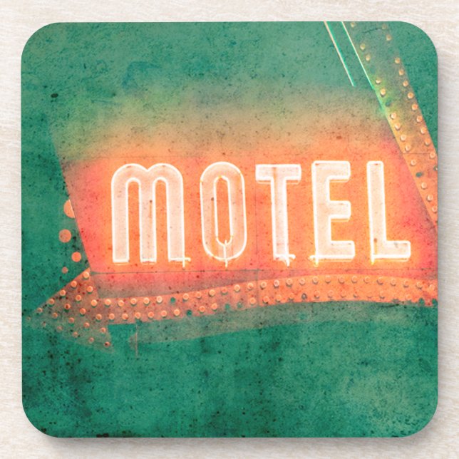 Old Motel Coaster (Front)