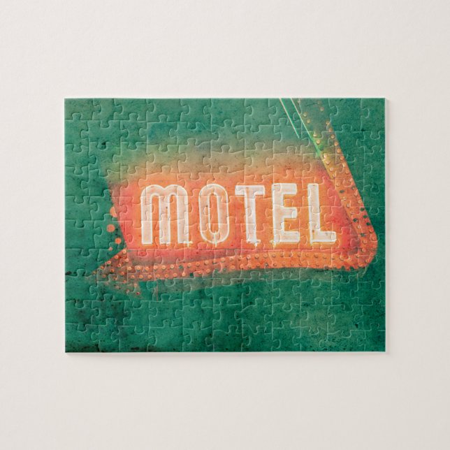 Old Motel Jigsaw Puzzle (Horizontal)