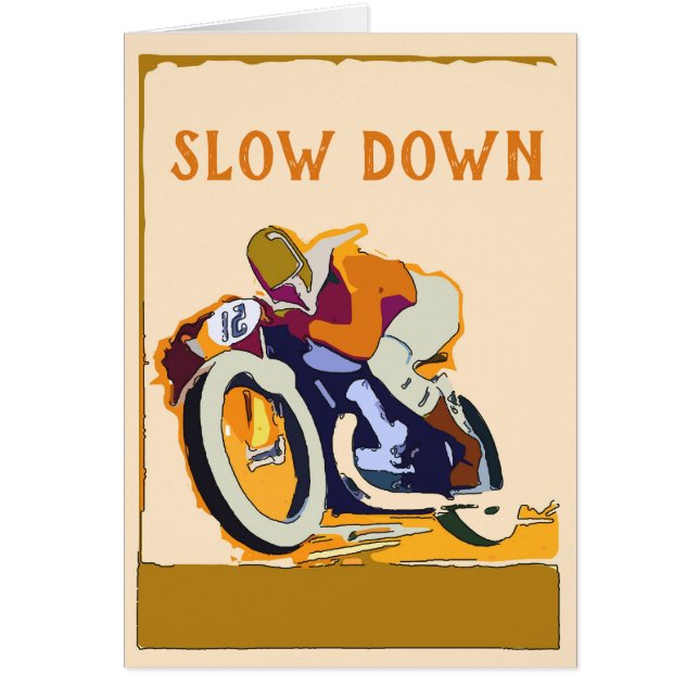 Old Motorcycle Racer, add text (Front)