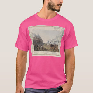 Old Mountains Of The World Map (1816) Vintage Glob T-Shirt