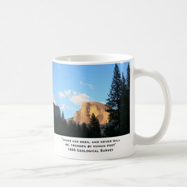 Old Mountains, old quotes Coffee Mug (Right)