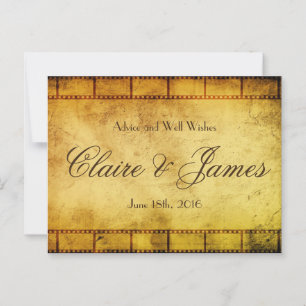Old Movie Film Wedding Advice