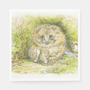 Old Mr Prickly Pin (Hedgehog) (by Beatrix Potter) Napkin