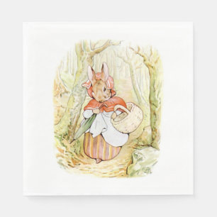Old Mrs Rabbit (Little Red Riding Hood) (B Potter) Napkin