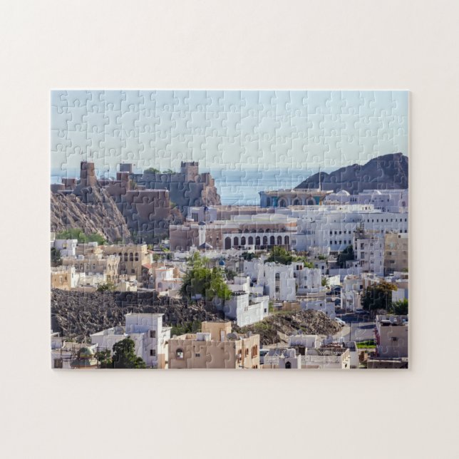 Old Muscat original historic city of Muscat - Oman Jigsaw Puzzle (Horizontal)