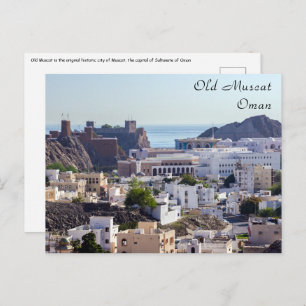 Old Muscat original historic city of Muscat - Oman Postcard